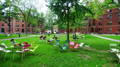 Harvard College: Known for Colorful Chairs. A Media Matters @ WFHS Post.